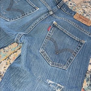 Distressed Vintage Levi Jeans